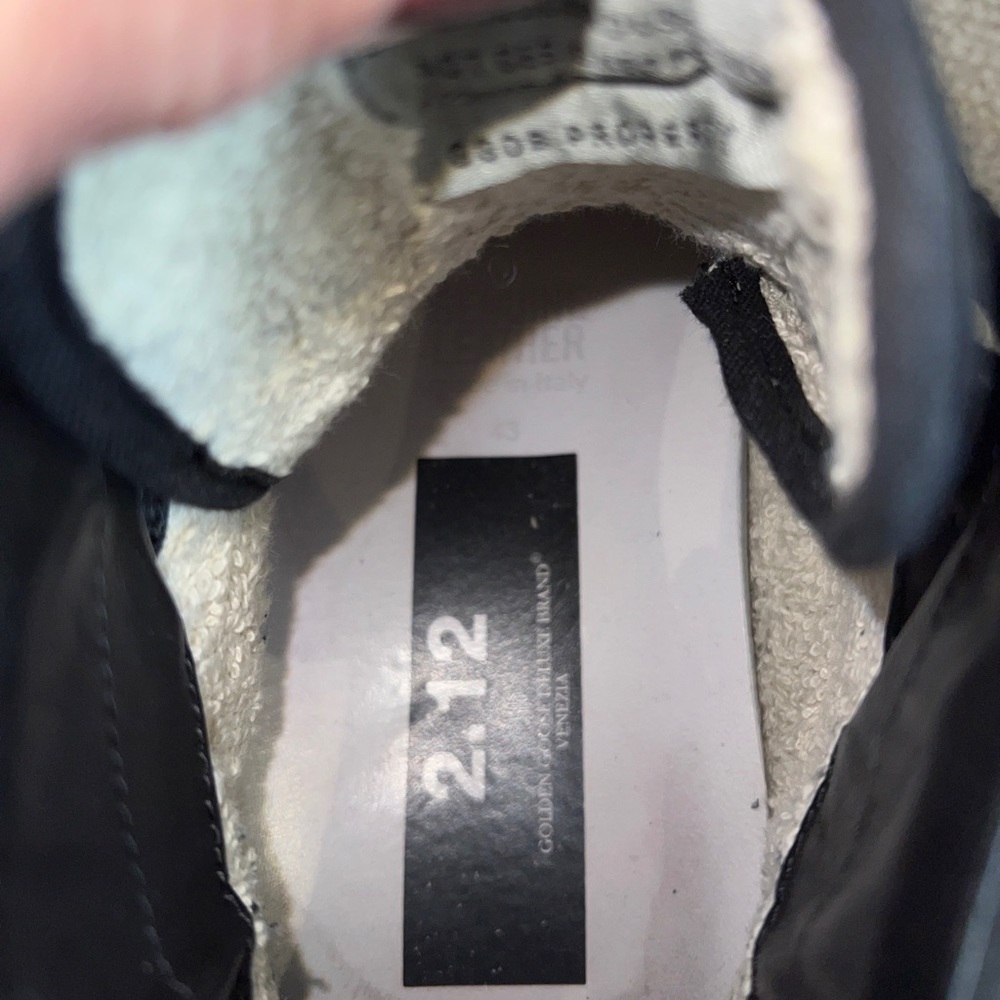 Mens Authentic Golden Goose 2.12 Mid Star Sneakers Size 43. - Picture 5 of 10